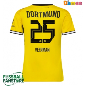 Borussia Dortmund Joey Veerman #25 Replik Heimtrikot Damen 2026-27 Kurzarm